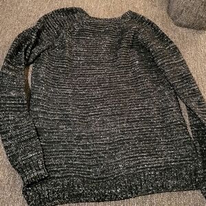 Shimmery Black & Silver Sweater